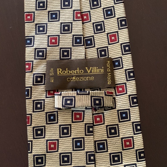 Like New Men’s Handmade Silk Neck Tie - Picture 4 of 6